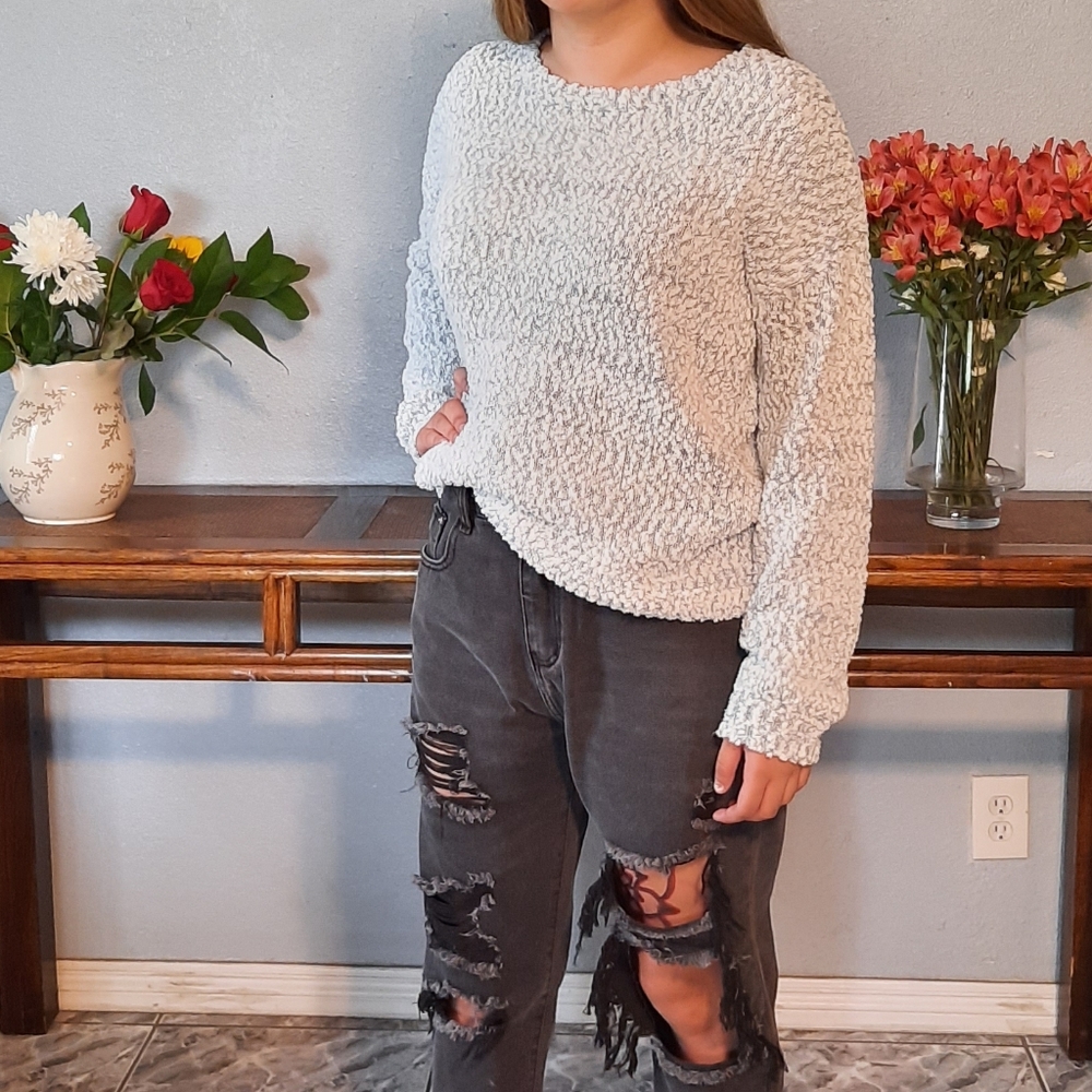 Light blue sweater